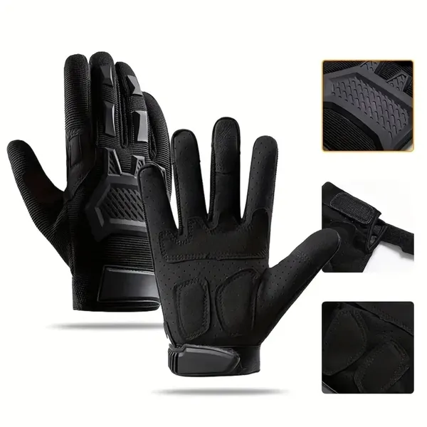 Black_Impact-Resistant_Padding_Anti-Slip_Grip_Motorcycle_Riding_Touchscreen_Gloves_For_Men