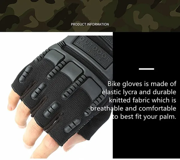 Black_Hard_Shell_Knuckle_Protection_Comfortable_Half_Finger_Design_Style_With_Rubber_Non-Slip_Grip_Durable_Padding_Biker_Gloves_For_Men_And_Women