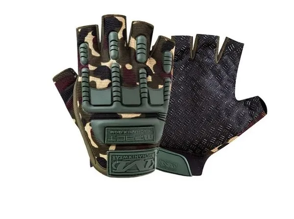 Black_Hard_Shell_Knuckle_Protection_Comfortable_Half_Finger_Design_Style_With_Rubber_Non-Slip_Grip_Durable_Padding_Biker_Gloves_For_Men_And_Women