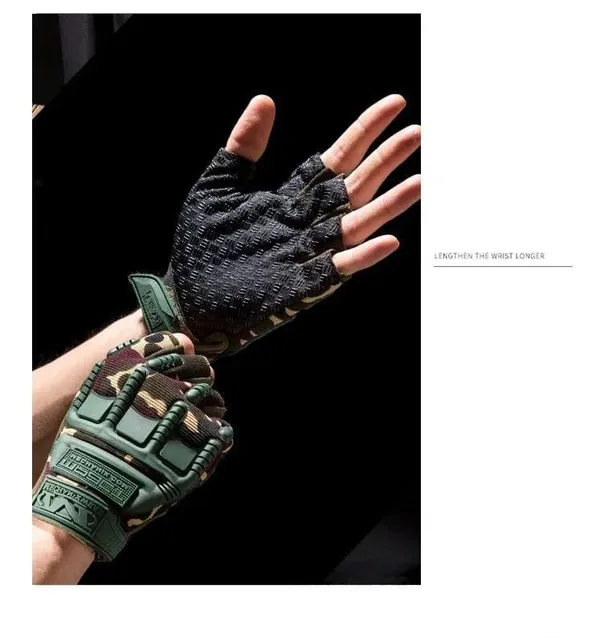 Black_Hard_Shell_Knuckle_Protection_Comfortable_Half_Finger_Design_Style_With_Rubber_Non-Slip_Grip_Durable_Padding_Biker_Gloves_For_Men_And_Women