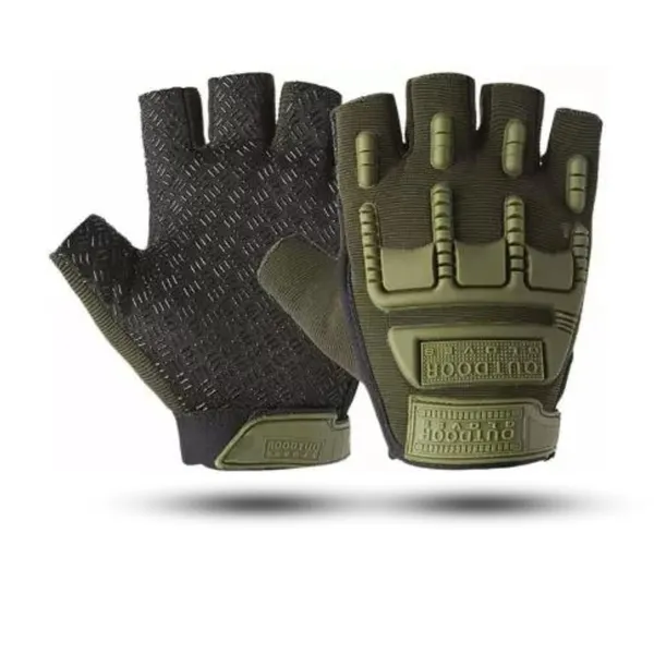 Black_Hard_Shell_Knuckle_Protection_Biker_Gloves_For_Men_And_Women