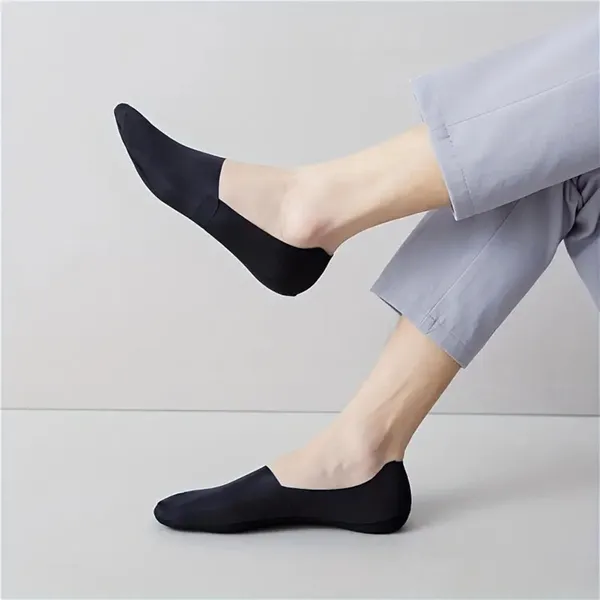 Black_Ice_Silk_Invisible_Socks_For_Men_&_Women_(Pack_Of_2)