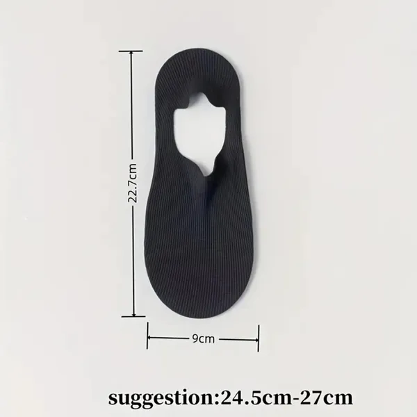 Brown_Ice_Silk_Invisible_Socks_For_Men_&_Women_(Pack_Of_2)