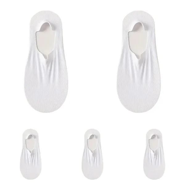 White_Ice_Silk_Invisible_Socks_For_Men_&_Women_(Pack_Of_2)