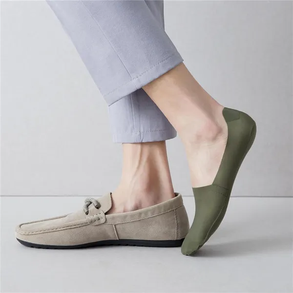 Green_Ice_Silk_Invisible_Premium_No_Show_Socks_For_Unisex_(Pack_Of_2)
