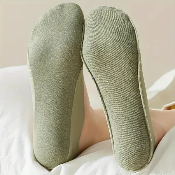 Green_Ice_Silk_Invisible_Premium_No_Show_Socks_For_Unisex_(Pack_Of_2)