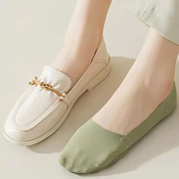 Green_Ice_Silk_Invisible_Premium_No_Show_Socks_For_Unisex_(Pack_Of_2)