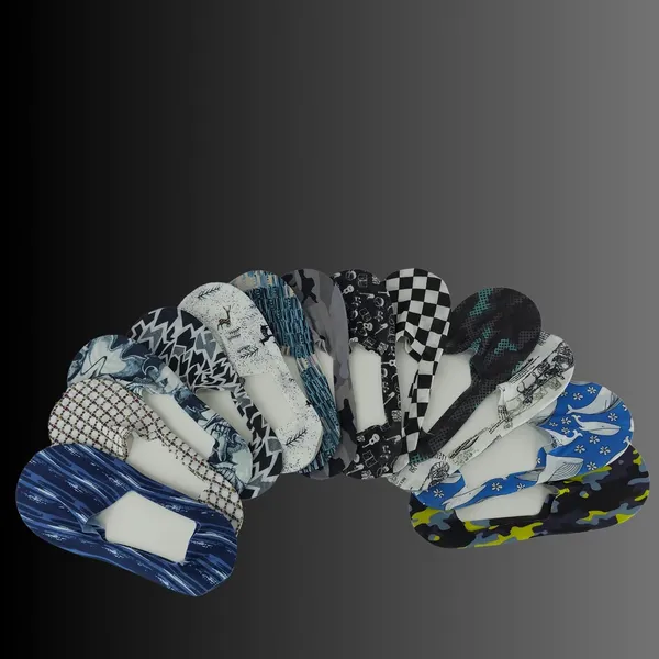 Multicolor_Invisible_&_Stylish_Patterned_No-Show_Socks_For_Men_And_Women_(Pack_Of_2)
