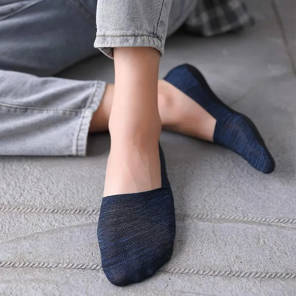 Multicolor_Invisible_&_Stylish_Patterned_No-Show_Socks_For_Men_And_Women_(Pack_Of_2)