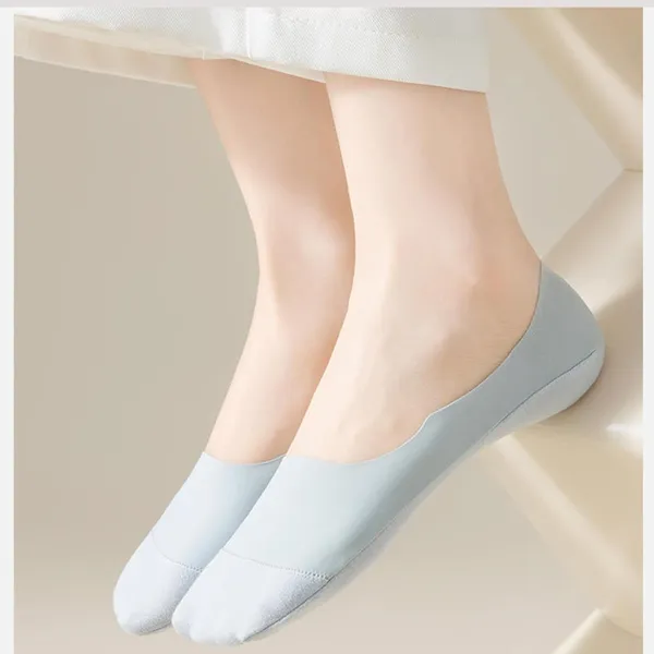 White_Invisible_&_Stylish_Patterned_No-Show_Socks_For_Men_And_Women_(Pack_Of_2)