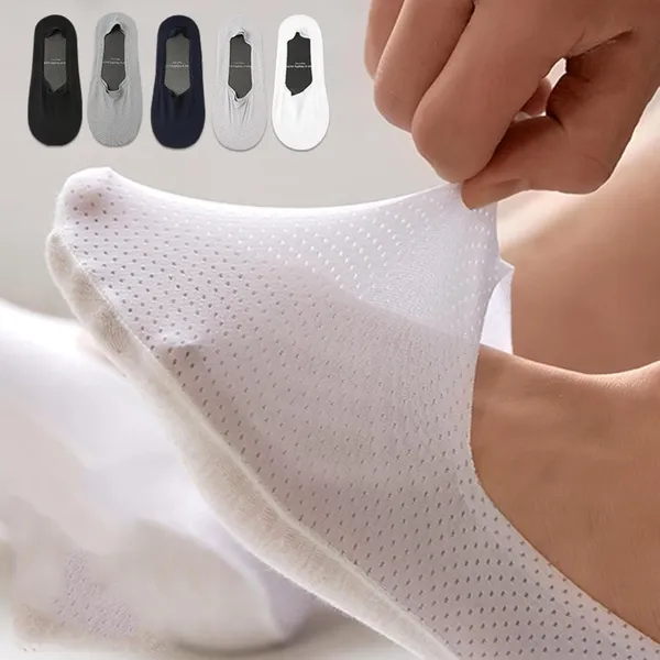 Multicolor_Invisible_&_Stylish_Patterned_No-Show_Socks_For_Men_And_Women_(Pack_Of_2)