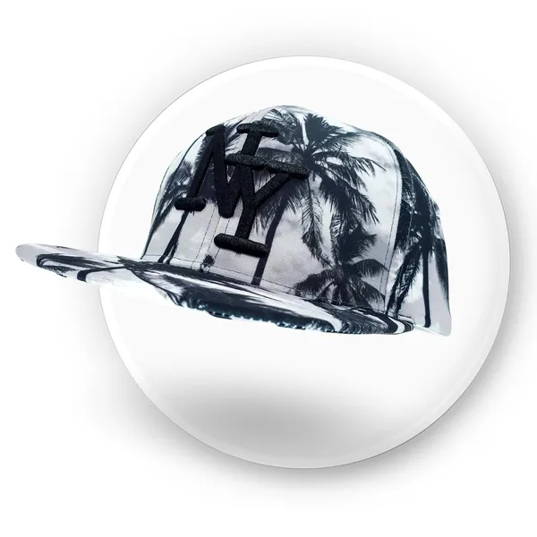 Black_3D_Logo_Patterned_Fashion_Designer_Cap_For_Men_&_Women