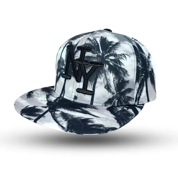 Black_3D_Logo_Patterned_Fashion_Designer_Cap_For_Men_&_Women