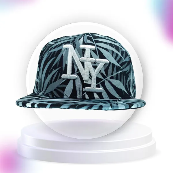 Green_3D_Logo_Patterned_Fashion_Designer_Cap_For_Men_&_Women