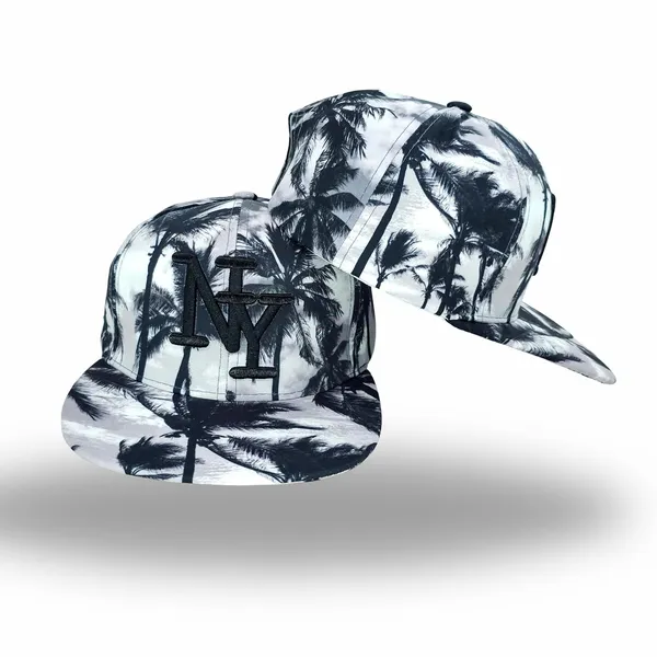 Black_3D_Logo_Patterned_Fashion_Designer_Cap_For_Men_&_Women