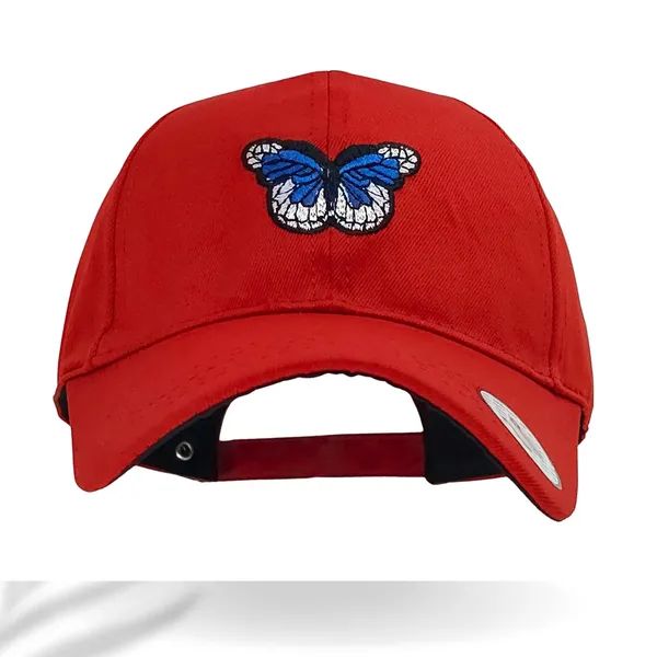 Red_Butterfly_Embroidered_Baseball_Cap_For_Men_Women