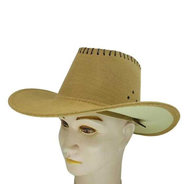Beige_Stylish_Party_Velvet_Cowboy_Hat_For_Men