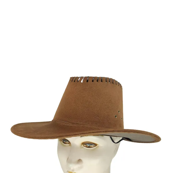 Brown_Stylish_Party_Velvet_Cowboy_Hat_For_Men