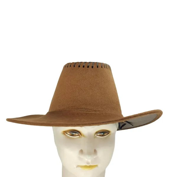 Brown_Stylish_Party_Velvet_Cowboy_Hat_For_Men