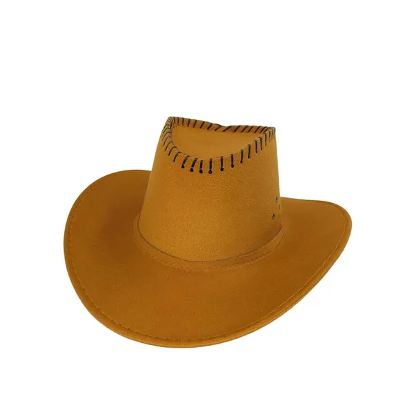 Coffee_Stylish_Party_Velvet_Cowboy_Hat_For_Men