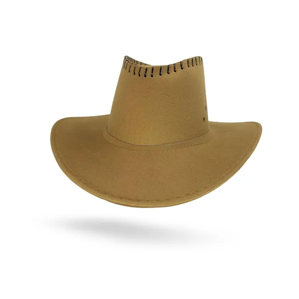 Cream_Stylish_Party_Velvet_Cowboy_Hat_For_Men