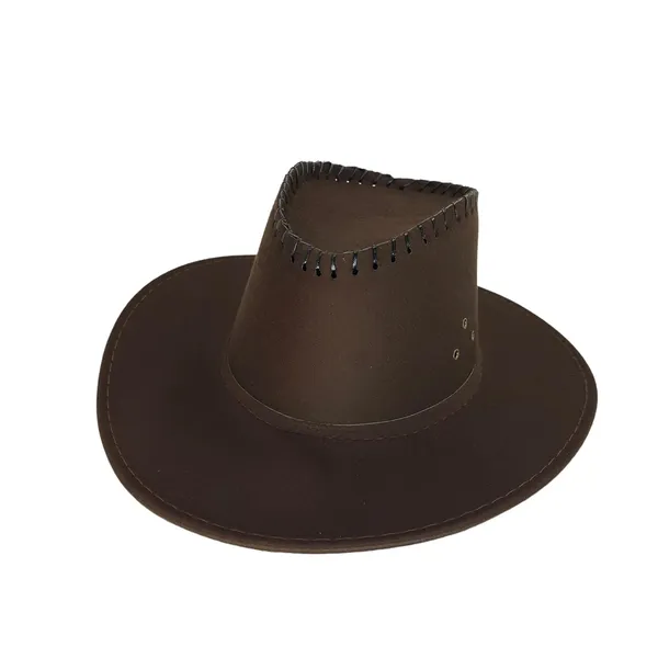 Dark_Brown_Stylish_Party_Velvet_Cowboy_Hat_For_Men