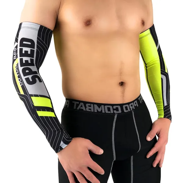 Neon_Moisture_Wicking_Sports_Compression_Sleeves