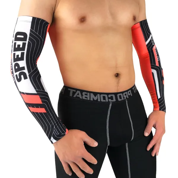 Red_Moisture_Wicking_Sports_Compression_Sleeves