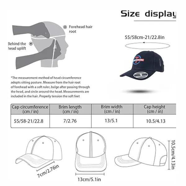 Black_Adjustable,_Breathable_Baseball_Cap_For_Men_&_Women