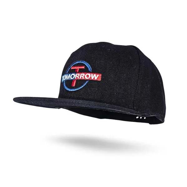 Black_Adjustable_Classic_Flat_Brim_Hip-Hop_Classic_Snapback_Cap_For_Men