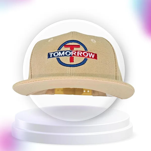 Khakhi_Adjustable_Classic_Flat_Brim_Hip-Hop_Classic_Snapback_Cap_For_Men
