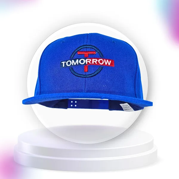 Navy_Adjustable_Classic_Flat_Brim_Hip-Hop_Classic_Snapback_Cap_For_Men