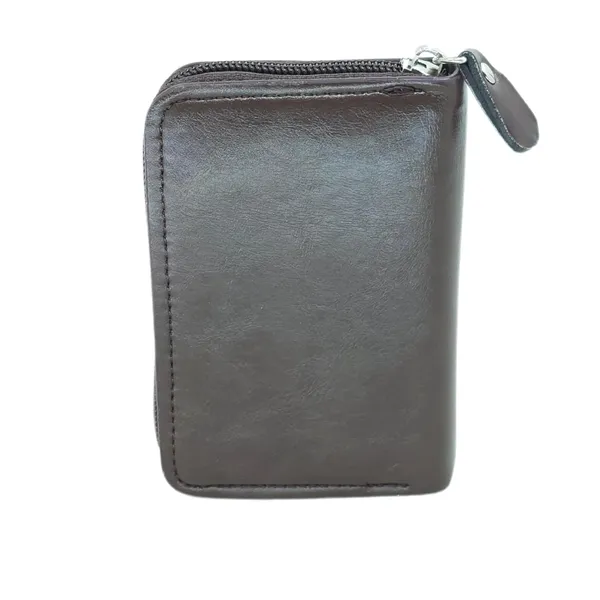 Brown_Pu_Leather_9_Slot_Slim_Rfid_Blocking_Wallet_With_Zipper_Closure