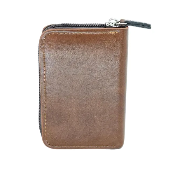 Coffee_Pu_Leather_9_Slot_Slim_Rfid_Blocking_Wallet_With_Zipper_Closure