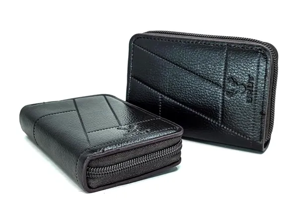 Dark_Chocolate_Pu_Leather_9_Slot_Slim_Rfid_Blocking_Wallet_With_Zipper_Closure