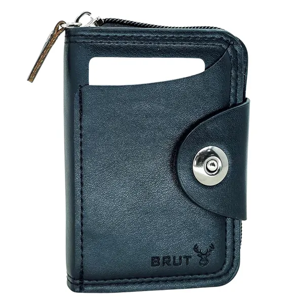 Black_Leather_Slim_Rfid_Blocking_Wallet_With_Zipper_&_Snap_Closure