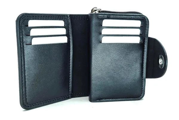 Matt_Black_Pu_Leather_9_Slot_Slim_Rfid_Blocking_Wallet_With_Zipper_Closure