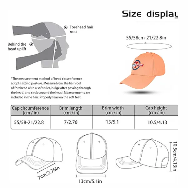 Orange_Embroidered_Comfortable_&_Trendy_Adjustable_Baseball_Cap_For_Men_&_Women
