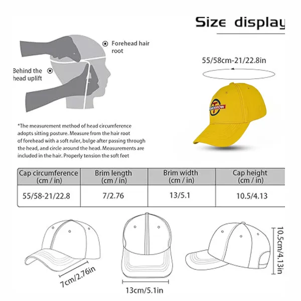 Yellow_Embroidered_Comfortable_&_Trendy_Adjustable_Baseball_Cap_For_Men_&_Women