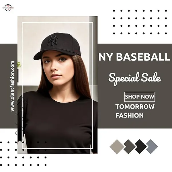 Black_Waterproof_Yankies_Ny_Baseball_Unisex_Adjustable_Strap_Stylish_Design_Sports_Cap