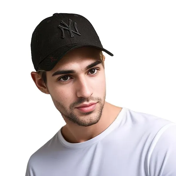 Black_Waterproof_Yankies_Ny_Baseball_Unisex_Adjustable_Strap_Stylish_Design_Sports_Cap