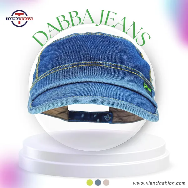 Blue_Military_Distressed_Baseball_Flat_Top_Retro_Fashion_Washed_Cotton_Sun_Visor_Unisex_Hat