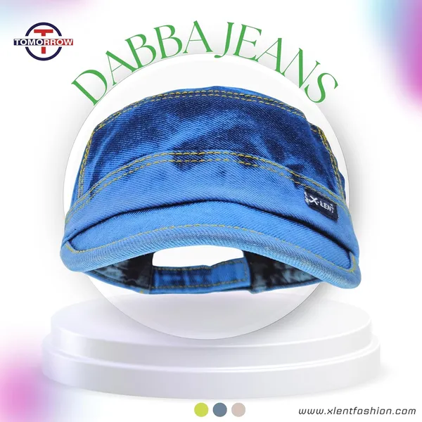 Sky_Blue_Military_Distressed_Baseball_Flat_Top_Retro_Fashion_Washed_Cotton_Sun_Visor_Unisex_Hat