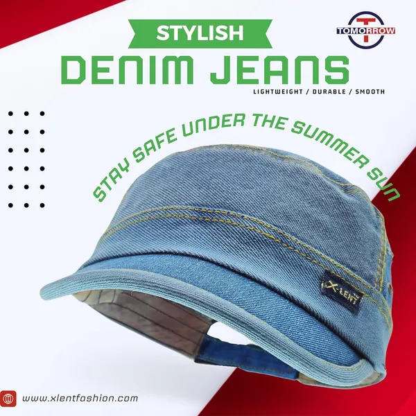 Blue_Military_Distressed_Baseball_Flat_Top_Retro_Fashion_Washed_Cotton_Sun_Visor_Unisex_Hat
