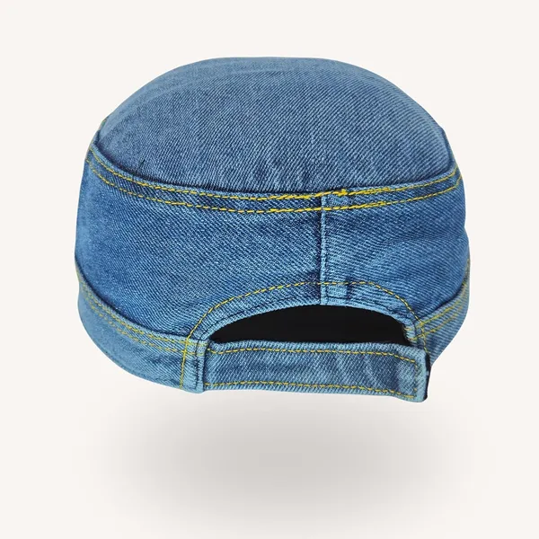 Blue_Military_Distressed_Baseball_Flat_Top_Retro_Fashion_Washed_Cotton_Sun_Visor_Unisex_Hat