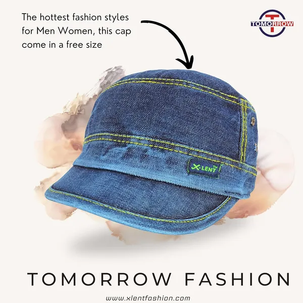 Dark_Blue_Military_Distressed_Baseball_Flat_Top_Retro_Fashion_Washed_Cotton_Sun_Visor_Unisex_Hat