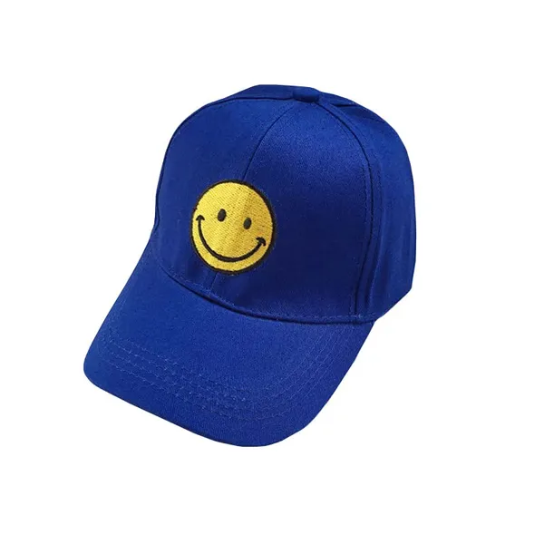 Blue_Cotton_Adjustable_Smile_Cap_Smile_Caps_For_Men_&_Women
