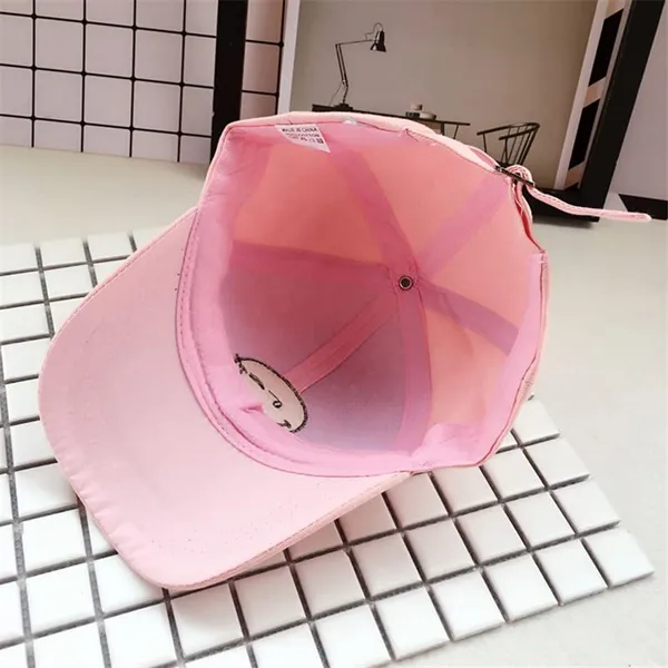Pink_Cotton_Adjustable_Smile_Cap_Smile_Caps_For_Men_&_Women