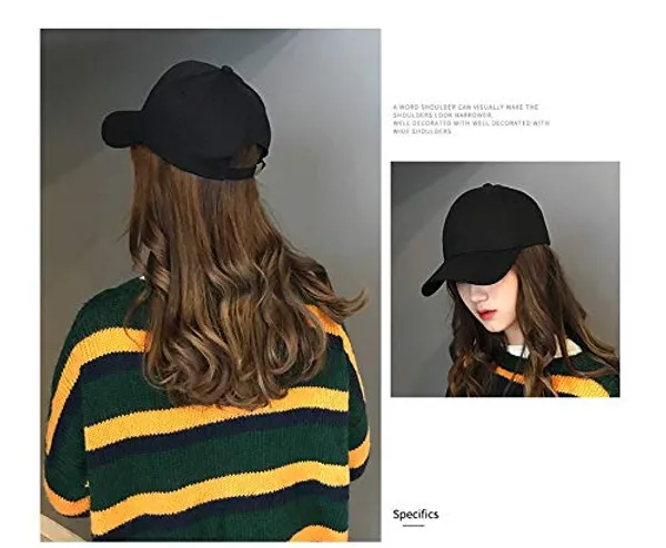 Black_Plain_Baseball_Caps_For_Women