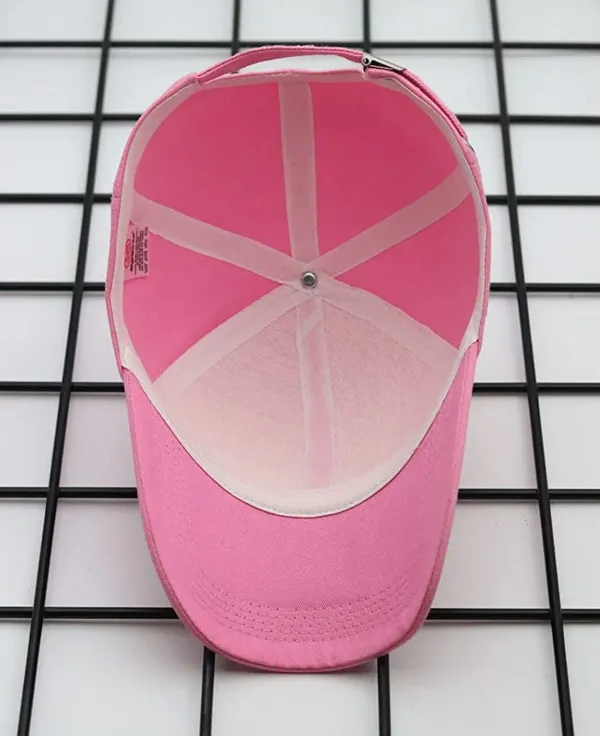 Pink_Cotton_Baseball_Cap_For_Men_&_Women